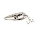 CEO Nickel Plated Brass Spoon Lure w/ 2x Strong Hook